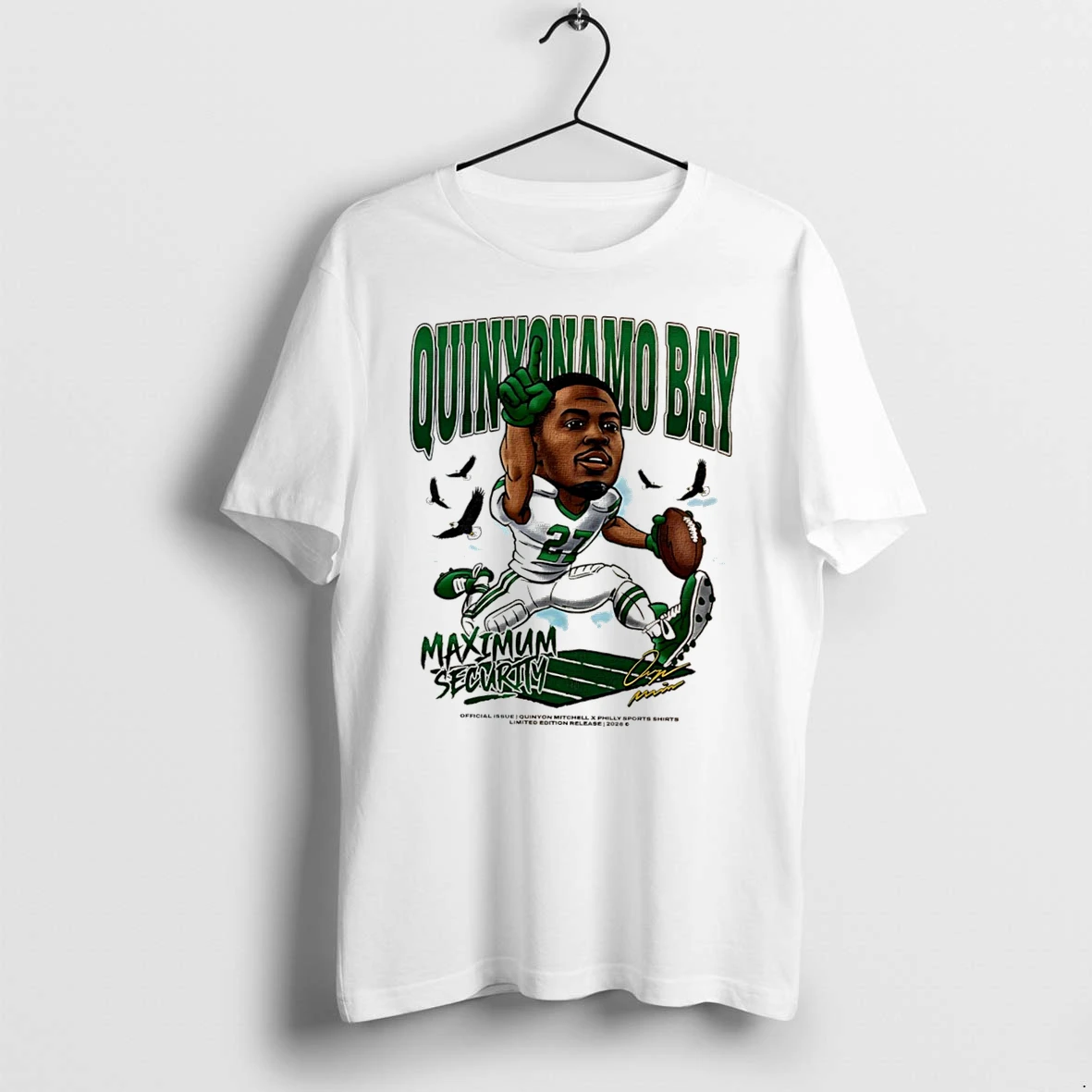 Officials Quinyon Mitchell Quinyonamo Bay Maximum Security Signature Tee T Shirt Sweater Hoodie