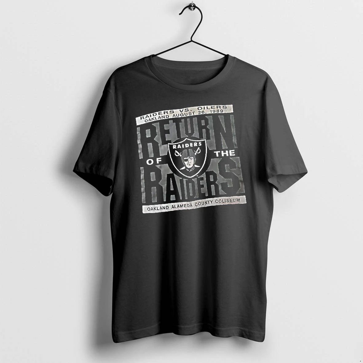 Officials Raiders Vs Oilers Oakland Alameda County Coliseum 1989 T Shirt Sweater Hoodie