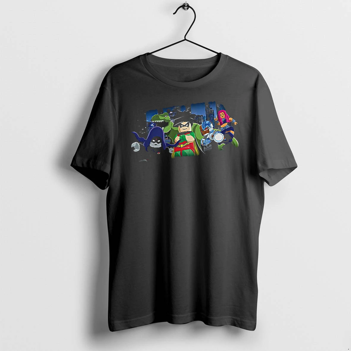 Officials Raven Robin Cyborg Starfire Teen Titans Dc Comics Lego Characters Premium T Shirt Sweatshirt Hoodie