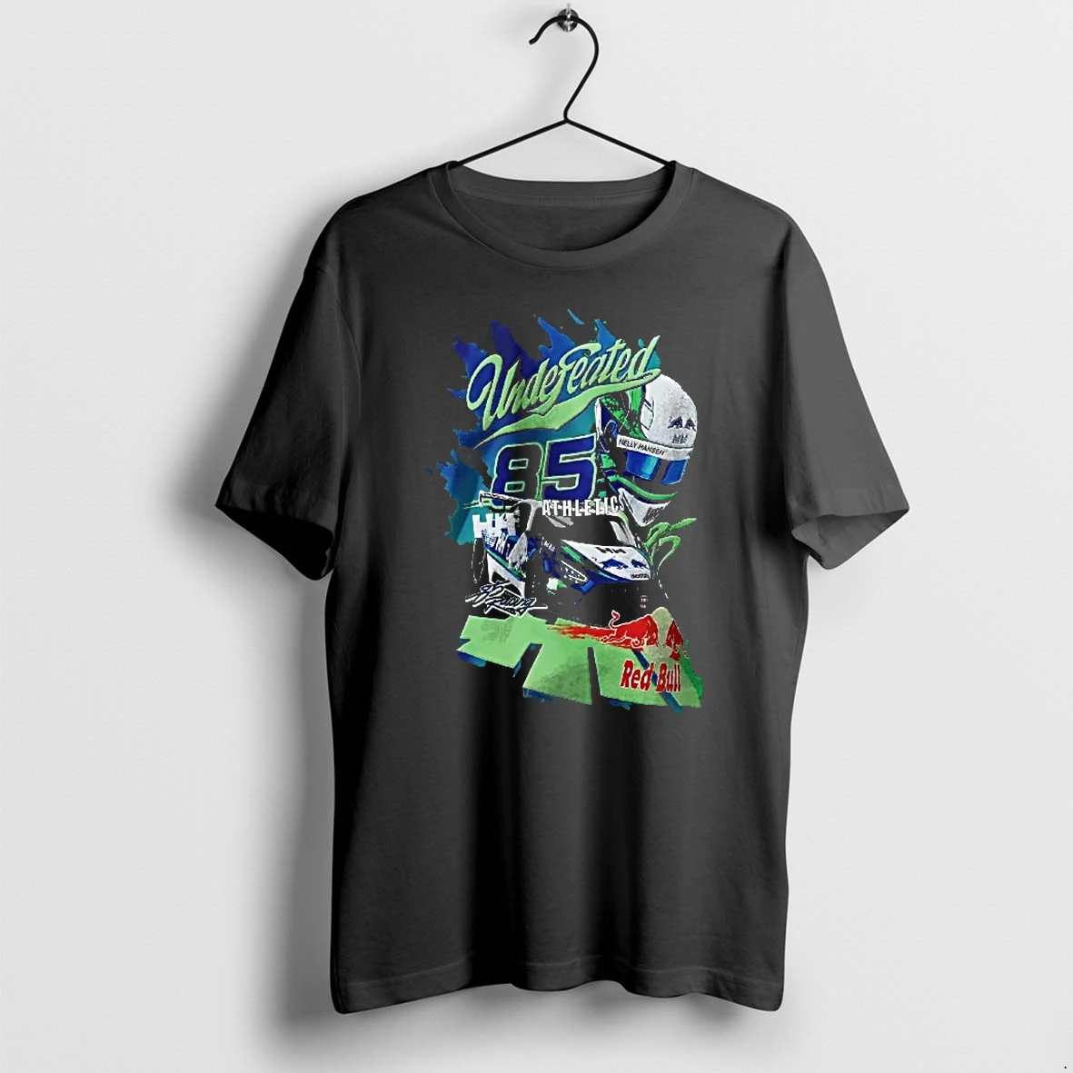 Officials Red Bull Undefeated 85 Athletics Helly Hansen Race Car Helmet Splashes Youth T Shirt Sweater Hoodie