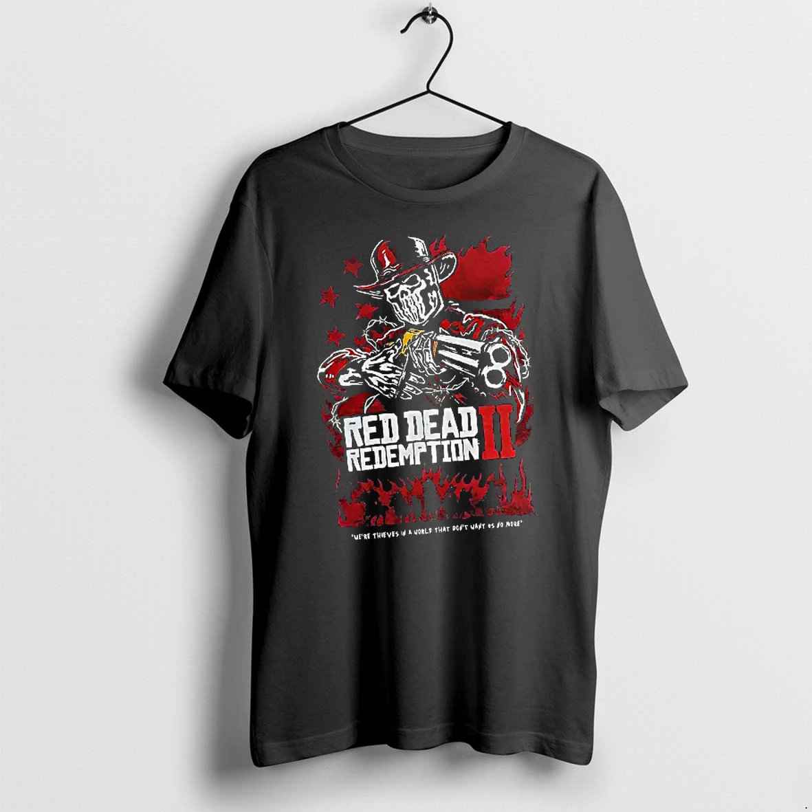 Officials Red Dead Redemption 2 Arthur Morgan Skull Outlaw Western Game Quote Women T Shirt Sweater Hoodie
