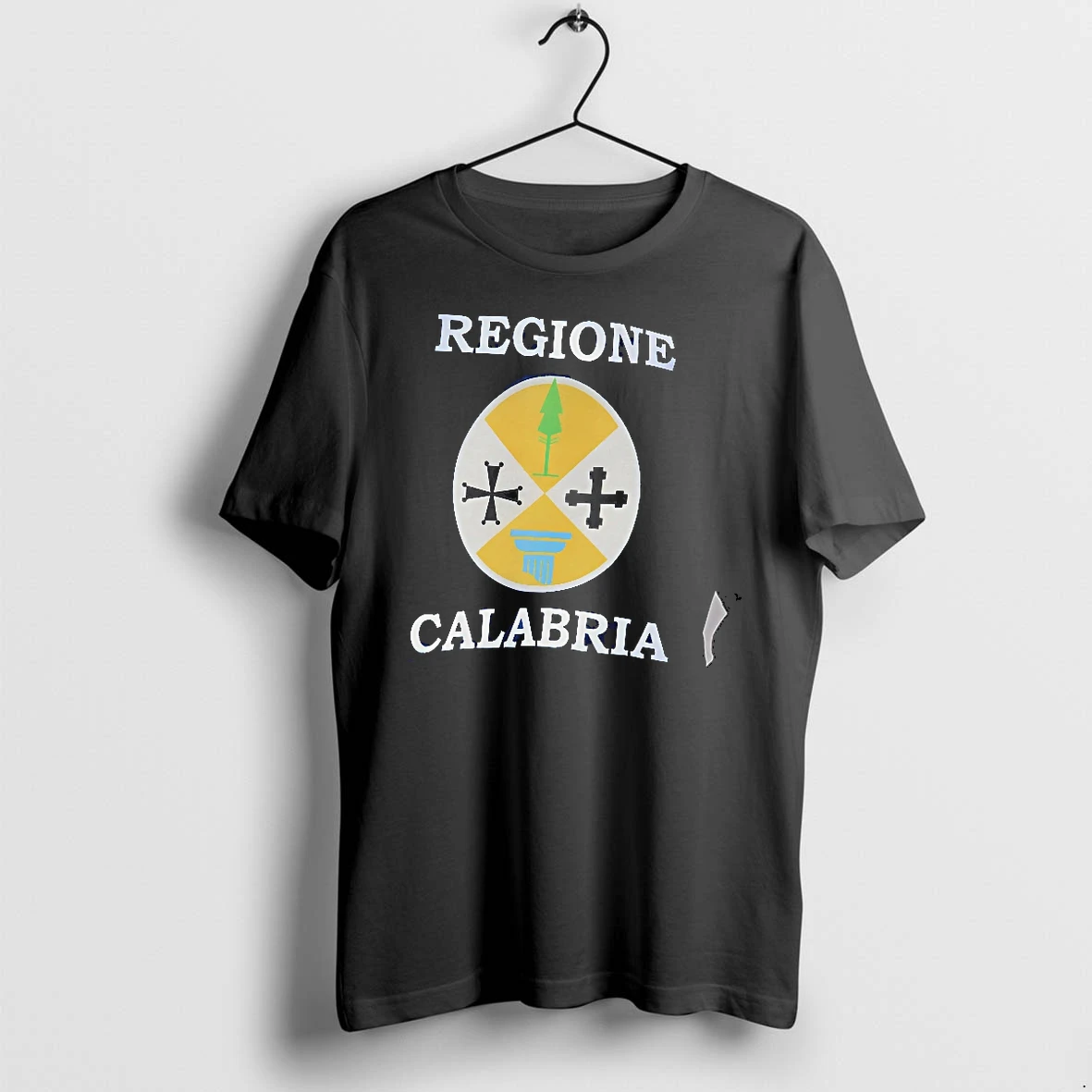 Officials Regione Calabria Crest With Pillar And Crosses Flag T Shirt Sweater Hoodie