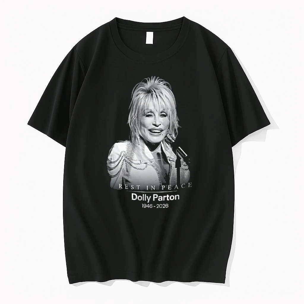 Officials Rest In Peace Dolly Parton 1946 2026 Singer Microphone Photo Youth T Shirt Sweater Hoodie
