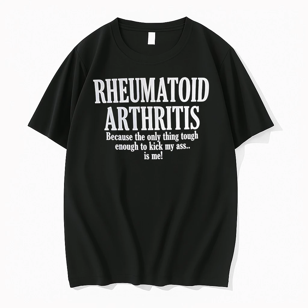 Officials Rheumatoid Arthritis Because The Only Thing Tough Enough To Kick My Ass Is Me T Shirt Sweater Hoodie