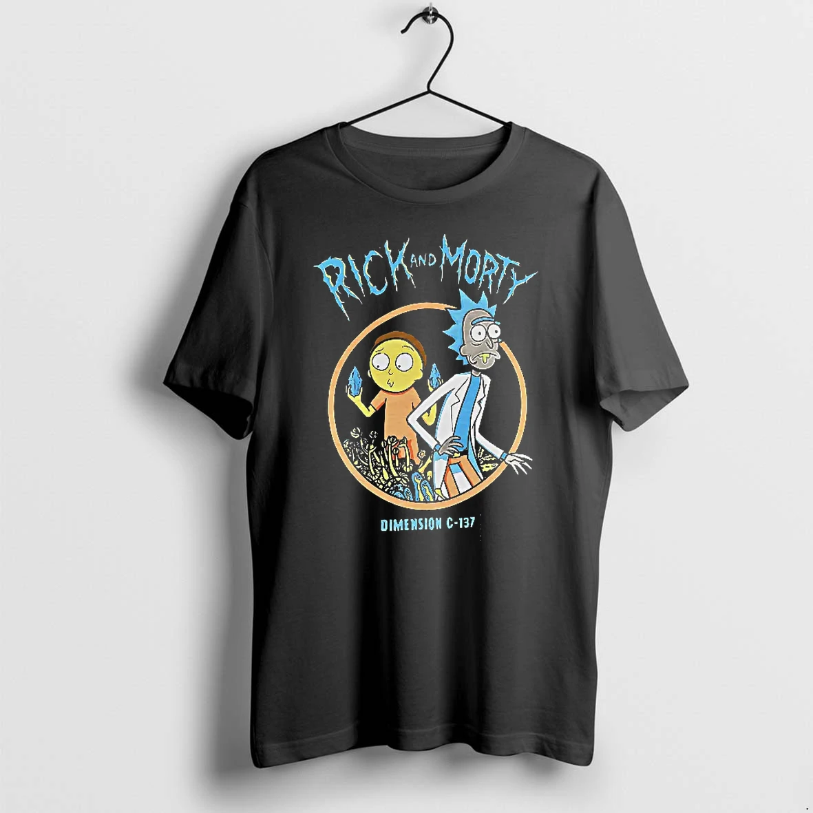 Officials Rick And Morty Dimension C 137 Characters In Alien Planet Scene Tee T Shirt Sweater Hoodie