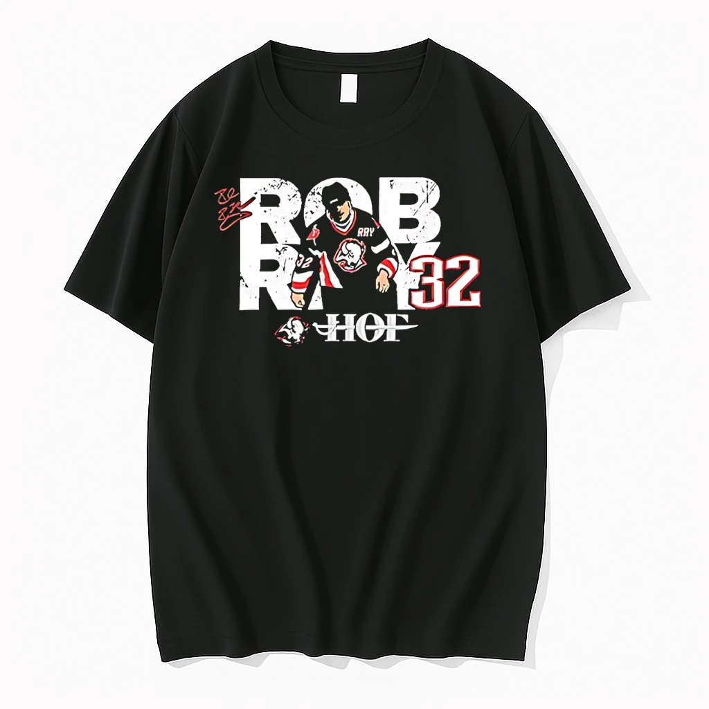 Officials Rob Ray 32 Buffalo Sabres Hof Signature Vintage T Shirt Sweater Hoodie