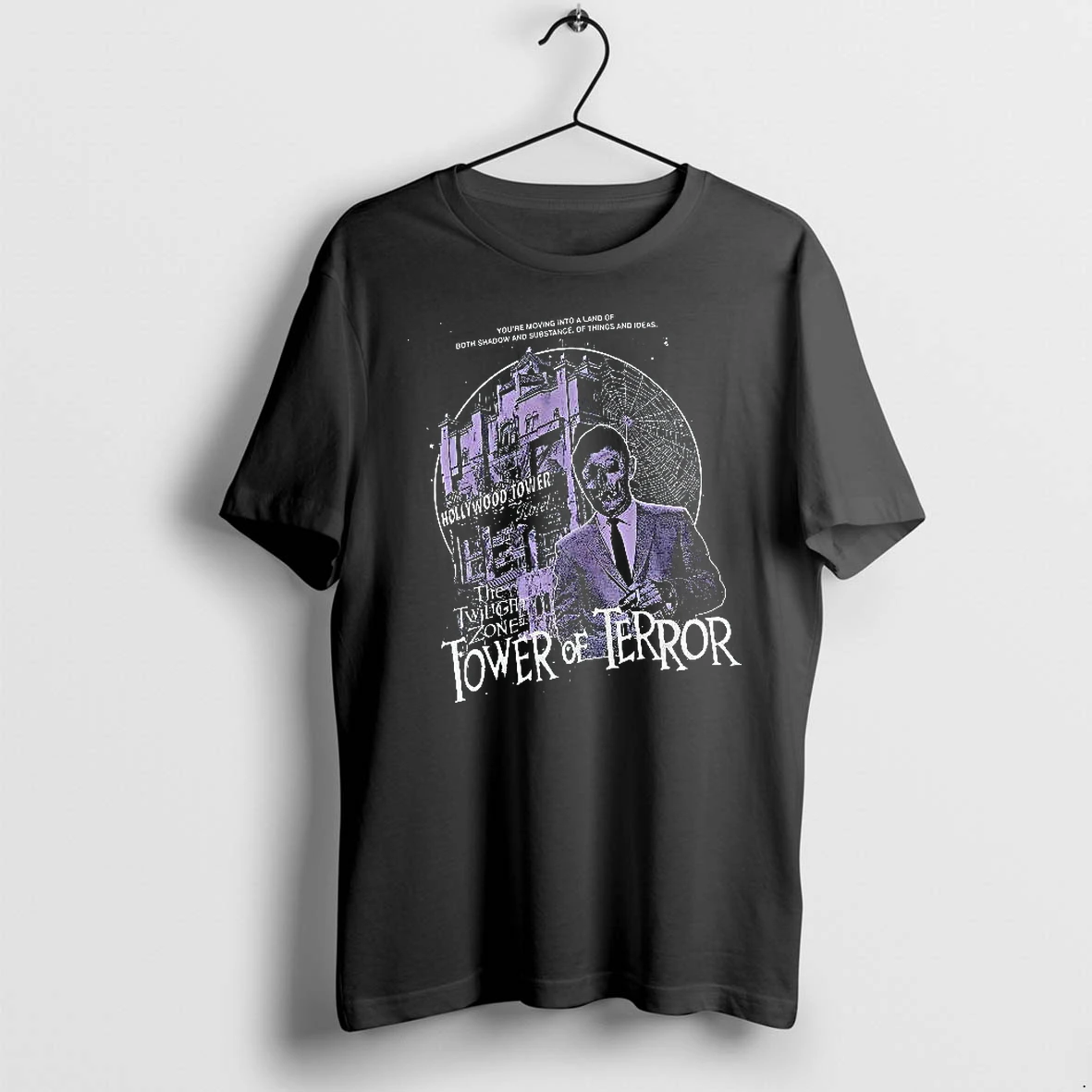 Officials Rod Serling The Twilight Zone Hollywood Tower Hotel Tower Of Terror Disney Premium T Shirt Sweatshirt Hoodie