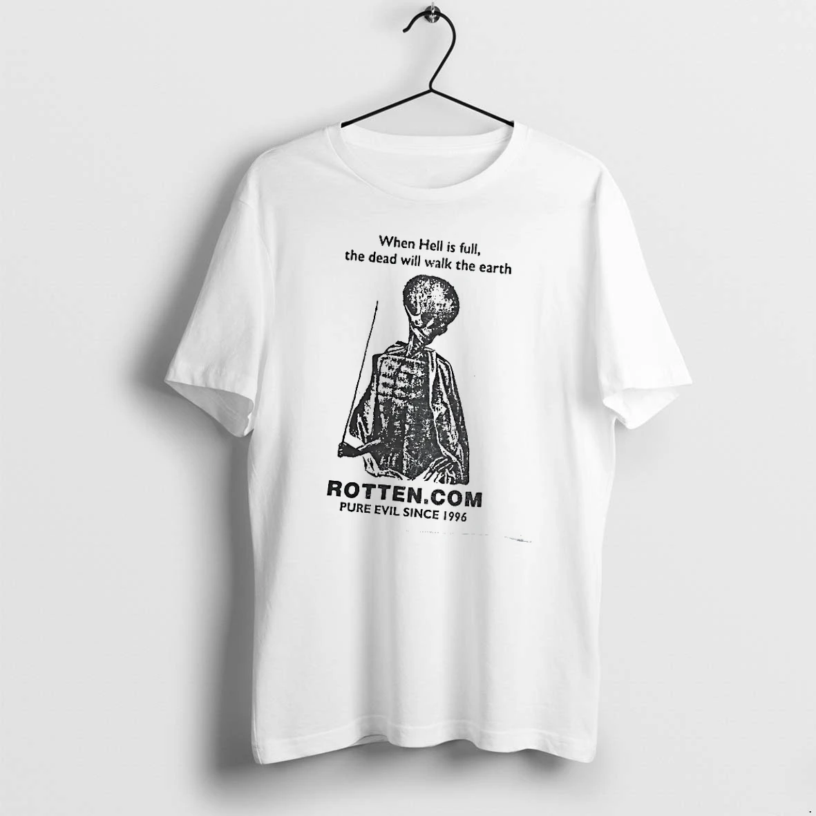 Officials Rotten Dot Com When Hell Is Full The Dead Will Walk The Earth T Shirt Sweater Hoodie