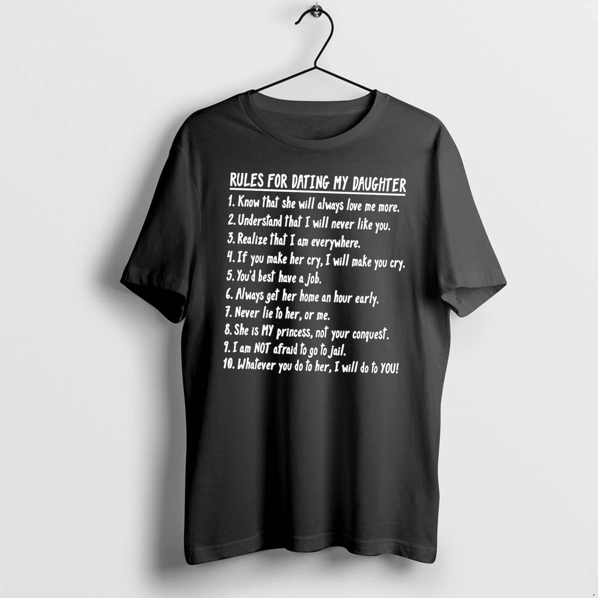 Officials Rules For Dating My Daughter Tee Premium T Shirt Sweatshirt Hoodie