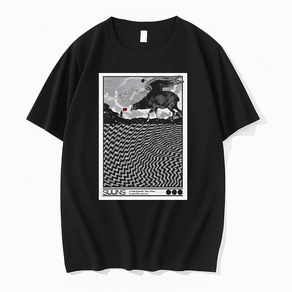 Officials Suuns May 20 2026 Le Point Ephemere Paris France Black T Shirt Sweater Hoodie