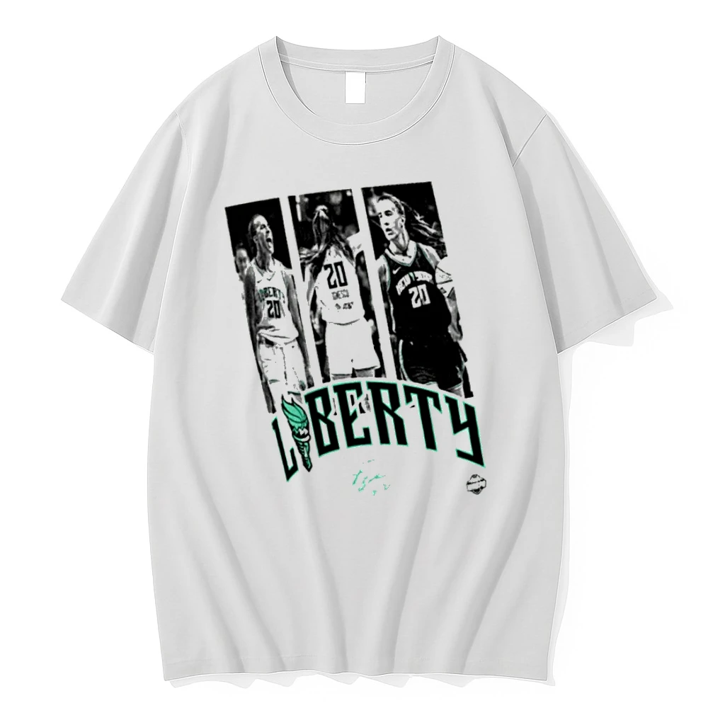 Officials Sabrina Ionescu New York Liberty Team Player Hustle Signature T Shirt Sweater Hoodie