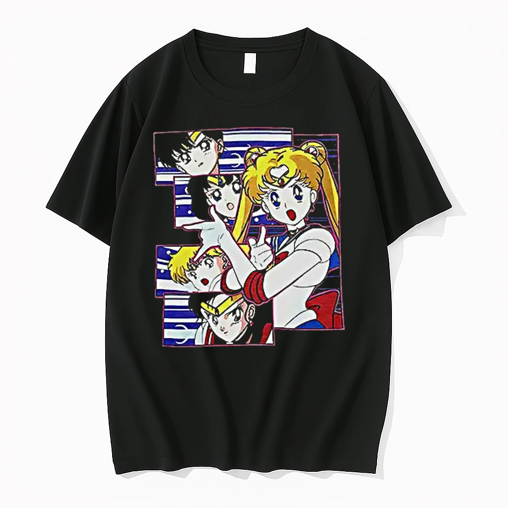 Officials Sailor Moon Sailor Mars Sailor Mercury Sailor Venus 1999 T Shirt Sweater Hoodie