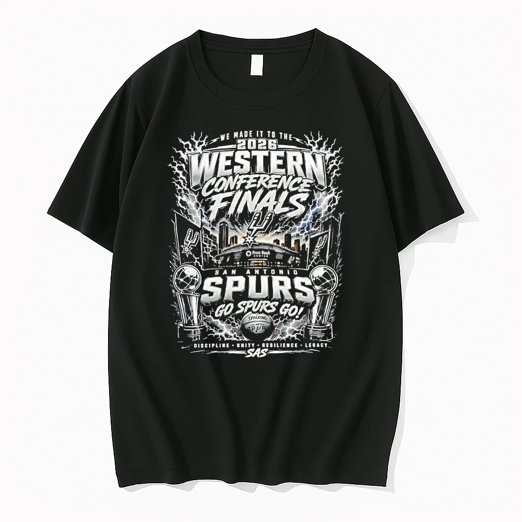 Officials San Antonio Spurs 2026 Western Conference Finals Go Spurs Go Graphic T Shirt Sweater Hoodie