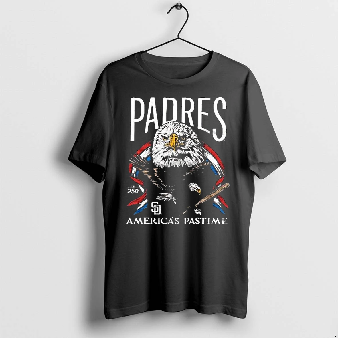 Officials San Diego Padres Americas Pastime Tri Blend Black T Shirt Sweater Hoodie