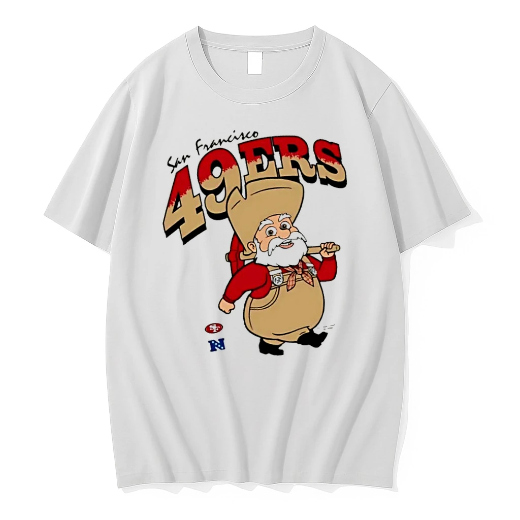 Officials San Francisco 49ers Disney X Nfl Collab Mascot T Shirt Sweater Hoodie
