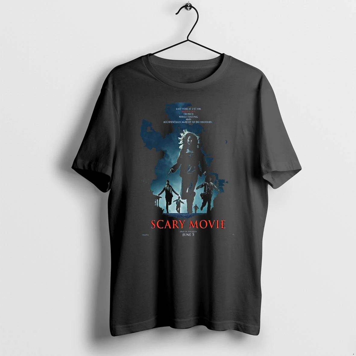 Officials Scary Movie 6 Weapons Parody Black T Shirt Sweater Hoodie