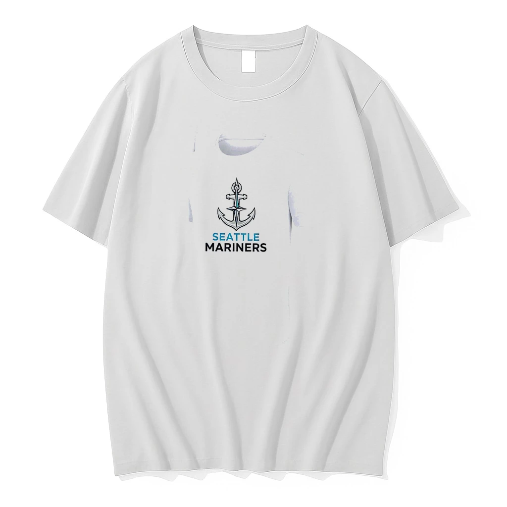 Officials Seattle Mariners Logo Skull Bat Crossed Baseball White Mens Premium T Shirt Sweatshirt Hoodie
