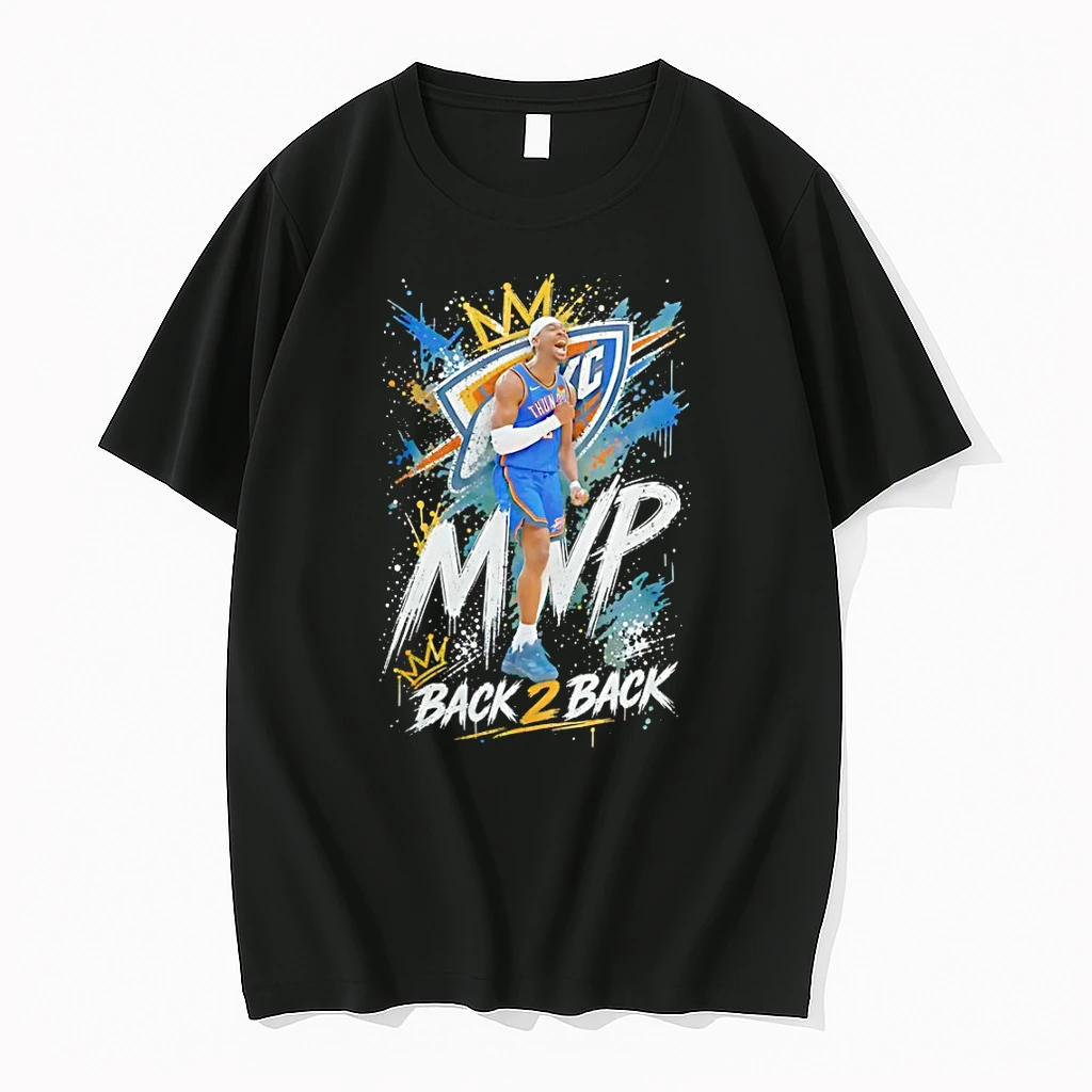 Officials Shai Gilgeous Alexander Mvp Back To Back 2026 Oklahoma City Thunder Vintage T Shirt Sweater Hoodie