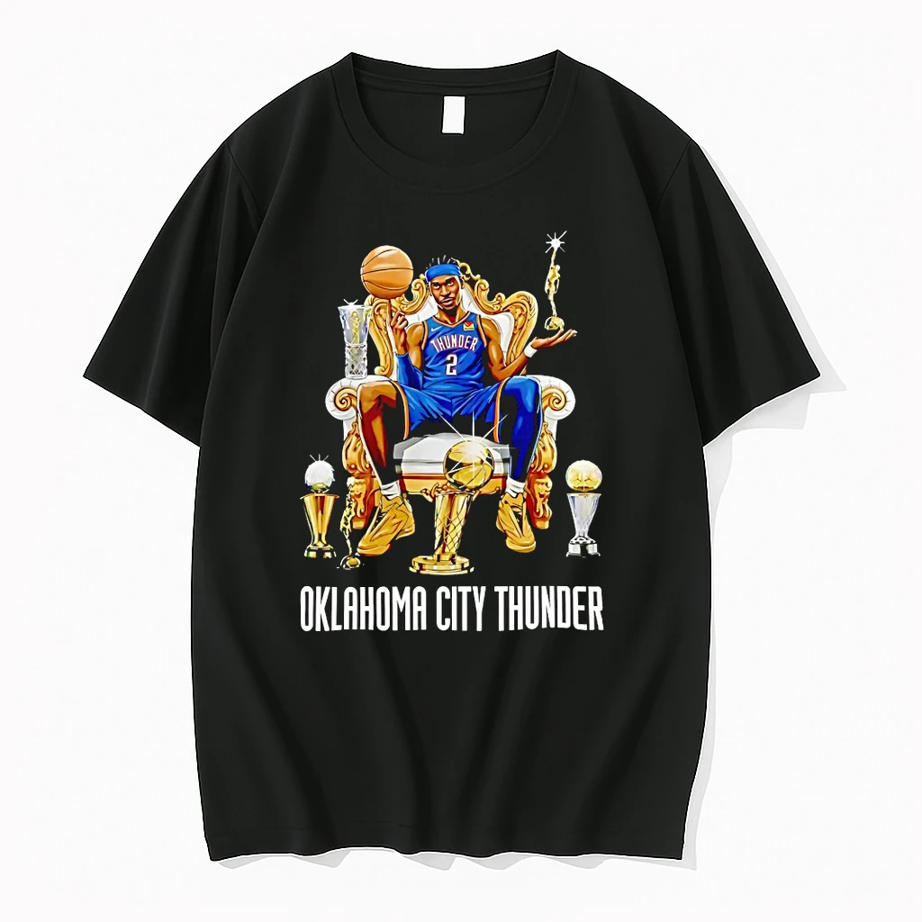 Officials Shai Gilgeous Alexander Sitting On Throne Oklahoma City Thunder 2026 Nba Mvp T Shirt Sweater Hoodie