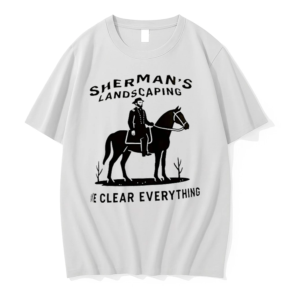 Officials Shermans Landscaping We Clear Everything T Shirt Sweater Hoodie