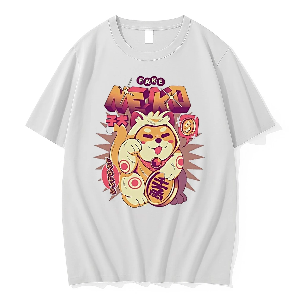 Officials Shiba Inu Maneki Neko Fake Neko T Shirt Sweater Hoodie