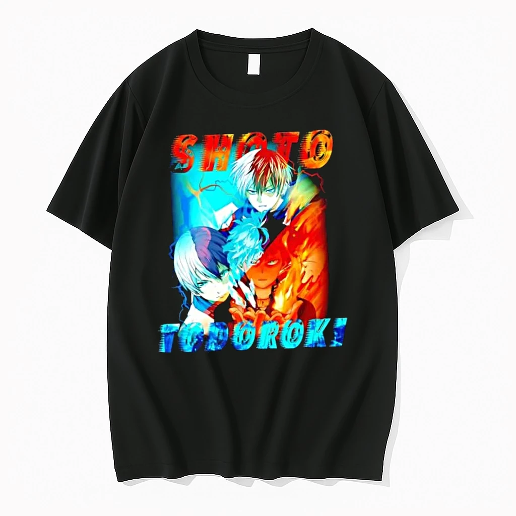 Officials Shoto Todoroki My Hero Academia Anime Premium T Shirt Sweatshirt Hoodie