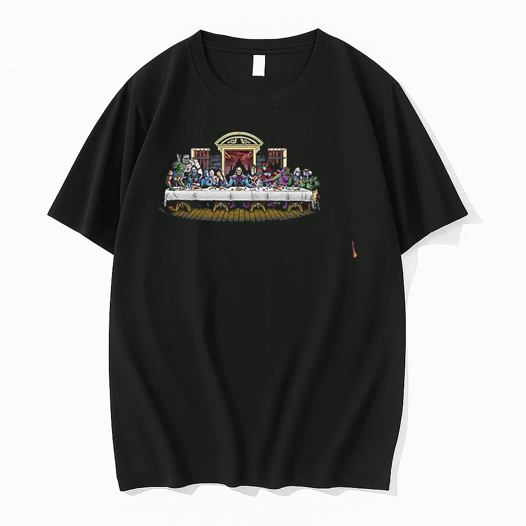 Officials Skeletor Megatron Cobra Commander The Last Supper Villains Master Of Universe T Shirt Sweater Hoodie