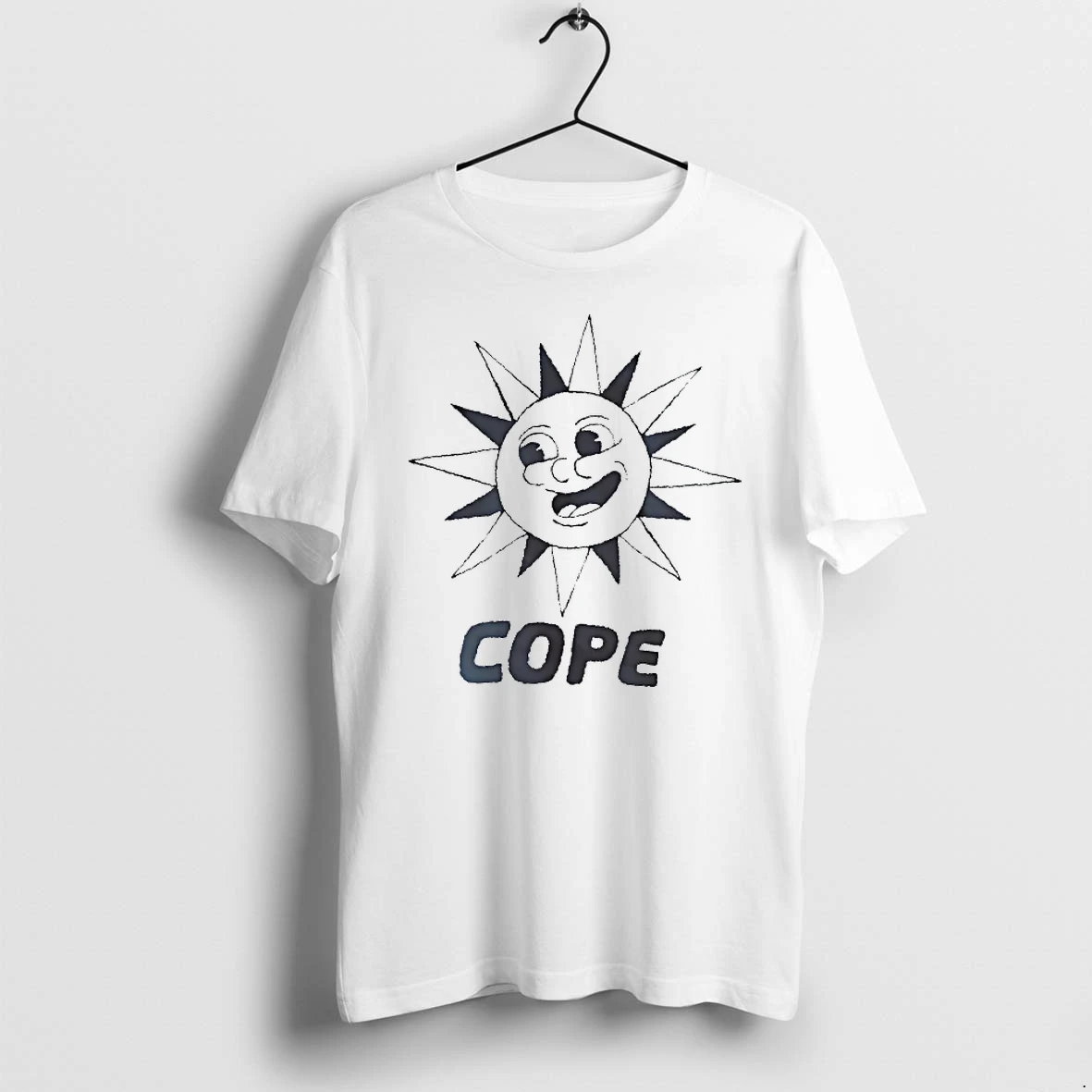 Officials Smiling Sun Character Face With Cope T Shirt Sweater Hoodie