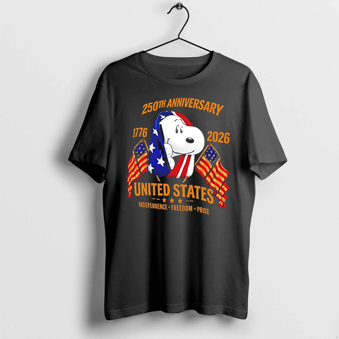 Officials Snoopy United States 250th Anniversary Tee T Shirt Sweater Hoodie