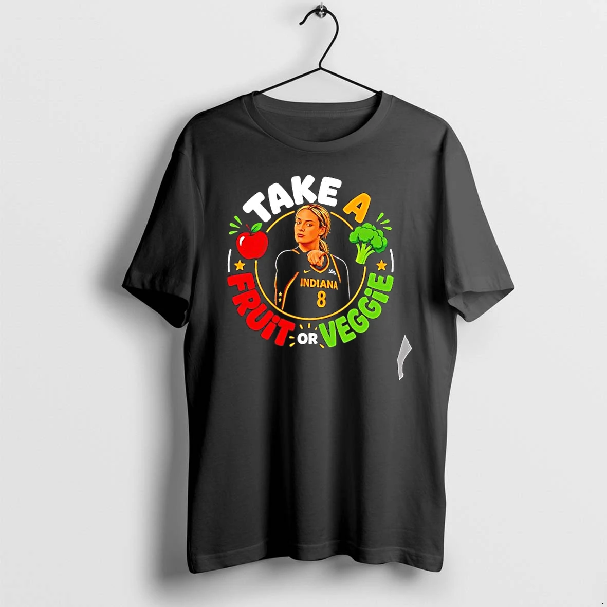 Officials Sophie Cunningham Indiana Fever Wnba Take A Fruit Or Veggie Circle Premium T Shirt Sweatshirt Hoodie
