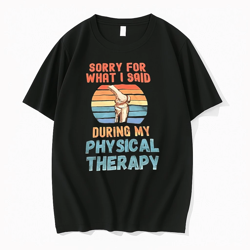 Officials Sorry For What I Said During My Physical Therapy Knee Anatomy Premium T Shirt Sweatshirt Hoodie
