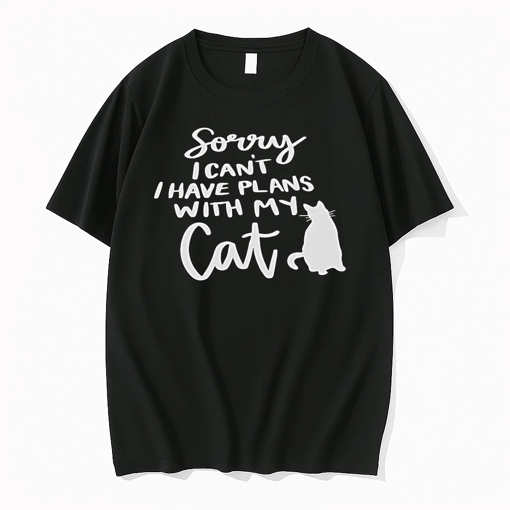 Officials Sorry I Cant I Have Plans With My Cat Tank Top T Shirt Sweater Hoodie