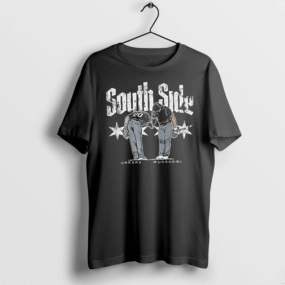 Officials South Side Vargas Murakami Bowing Baseball Players Chicago Stars Distressed Youth T Shirt Sweater Hoodie