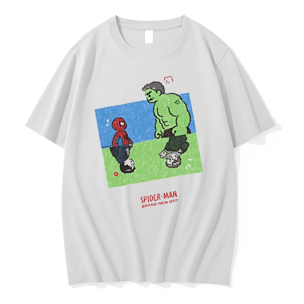 Officials Spider Man And Hulk Marvel Comics Brand New Day Premium T Shirt Sweatshirt Hoodie