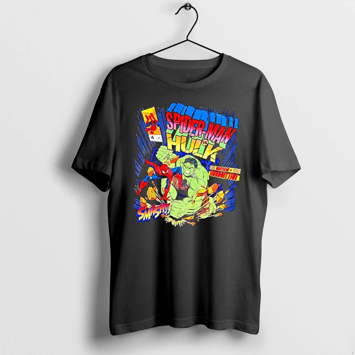 Officials Spider Man Vs Hulk Marvel Comic Mayhem In Manhattan Smash Women Premium T Shirt Sweatshirt Hoodie