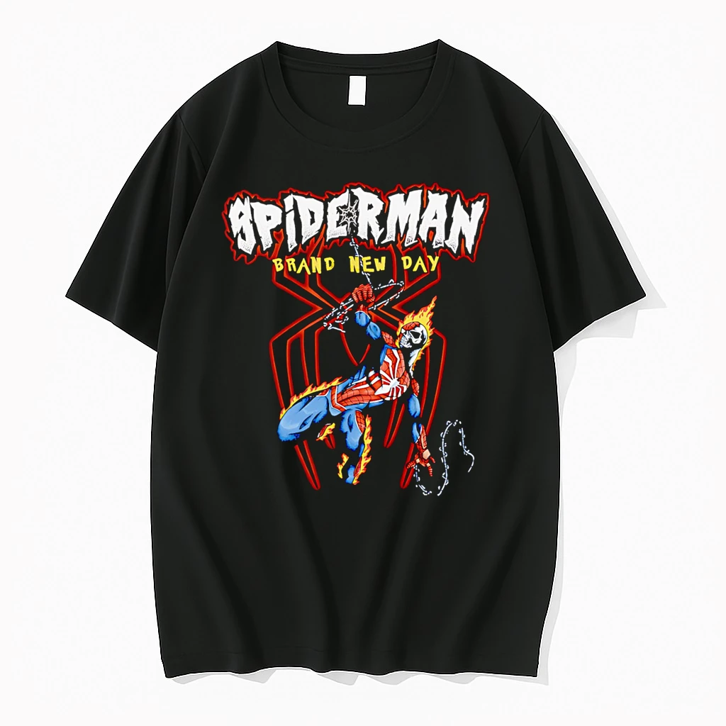 Officials Spiderman Brand New Day Ghost Rider Mashup Premium T Shirt Sweatshirt Hoodie