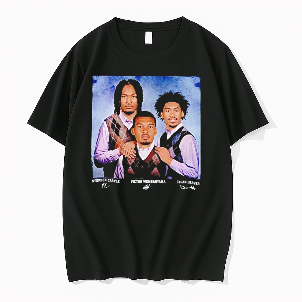 Officials Stephon Castle Victor Wembanyama Dylan Harper Step Brothers T Shirt Sweater Hoodie