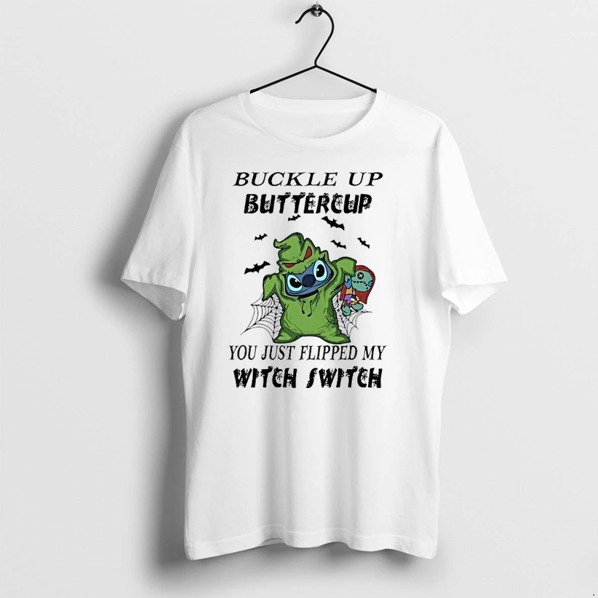 Officials Stitch Buckle Up Buttercup You Just Flipped My Witch Switch Premium T Shirt Sweatshirt Hoodie
