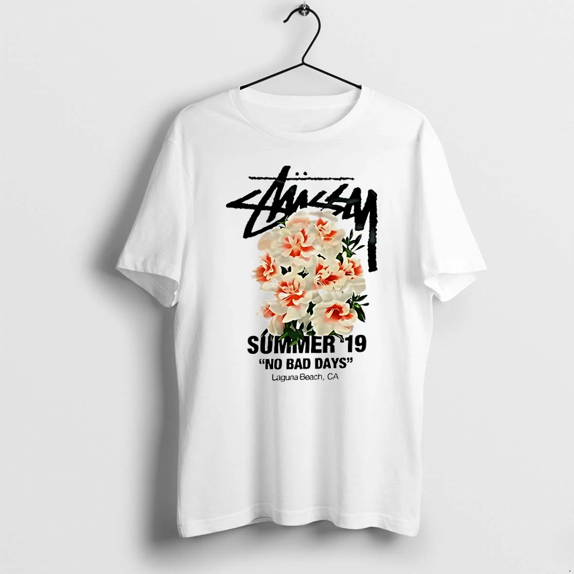 Officials Stussy Summer 19 No Bad Days Laguna Beach Ca T Shirt Sweater Hoodie