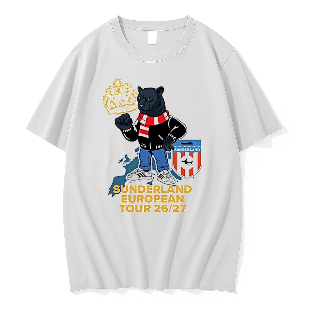 Officials Sunderland Afc Panther Mascot Sunderland European Tour 26 27 Football Premium T Shirt Sweatshirt Hoodie