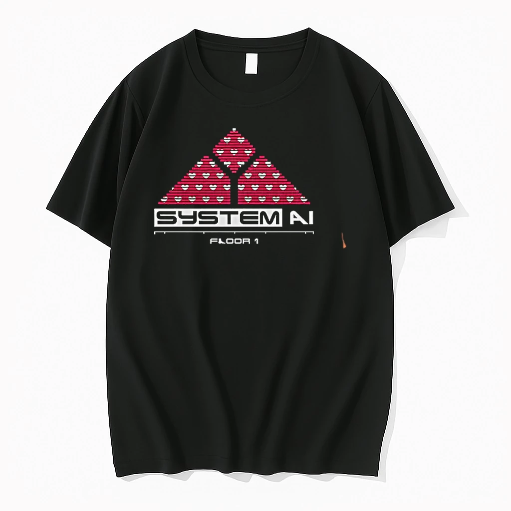 Officials System Ai Floor 1 Pyramid Heart Pattern T Shirt Sweater Hoodie