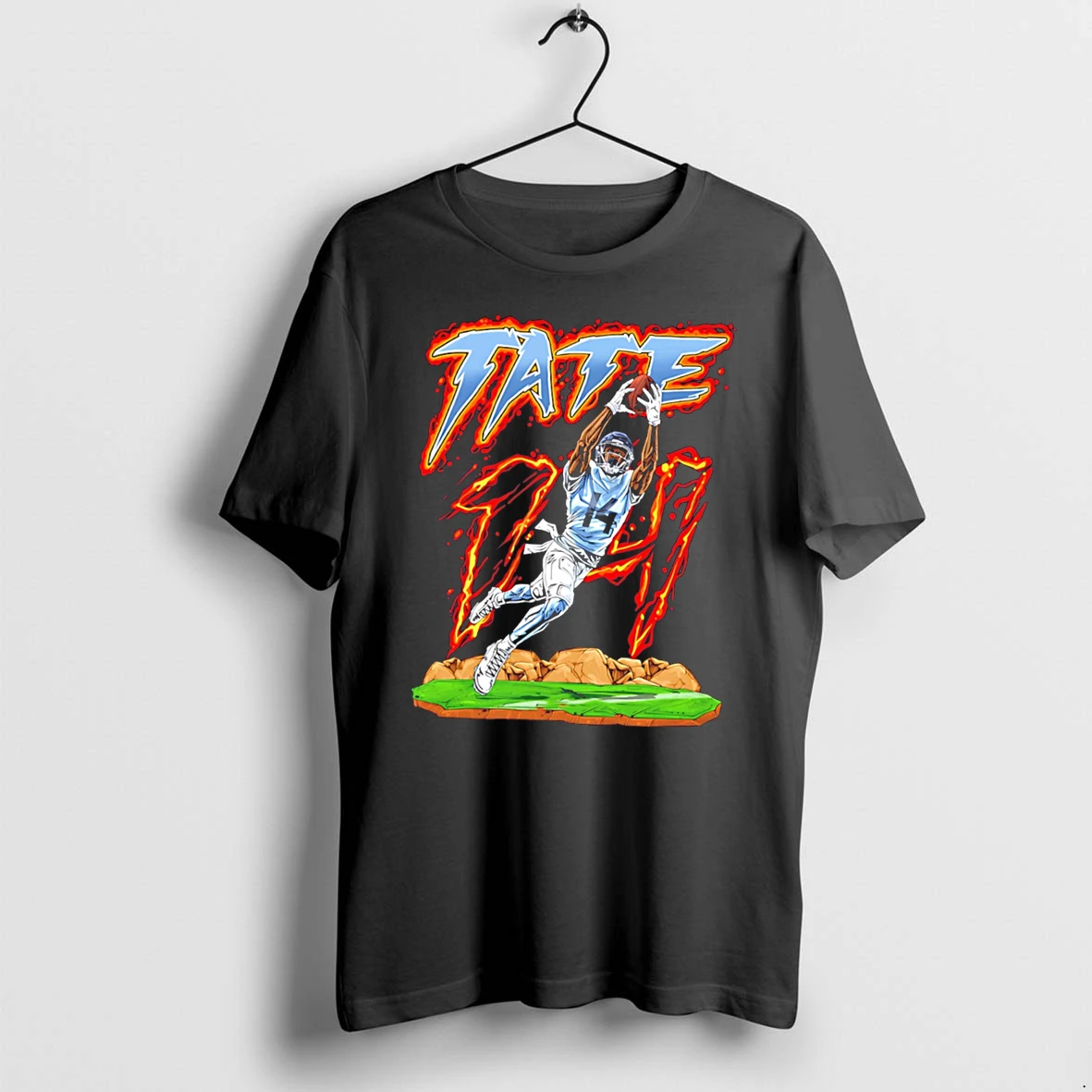 Officials Tennessee Titans Carnell Tate Hand Drawn Artwork Tee T Shirt Sweater Hoodie