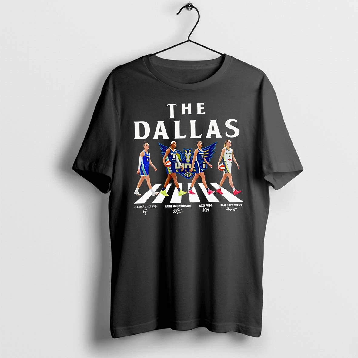 Officials The Dallas Wings Jessica Shepard Arike Ogunbowale Azzi Fudd Paige Bueckers Premium T Shirt Sweatshirt Hoodie