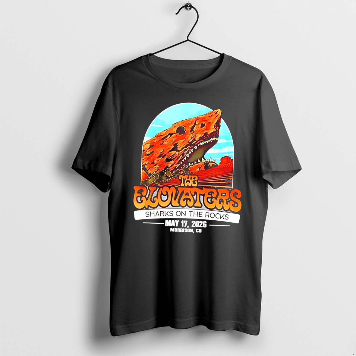 Officials The Elovaters Red Rocks Amphitheatre Morrison Co May 07 2026 Tee T Shirt Sweater Hoodie