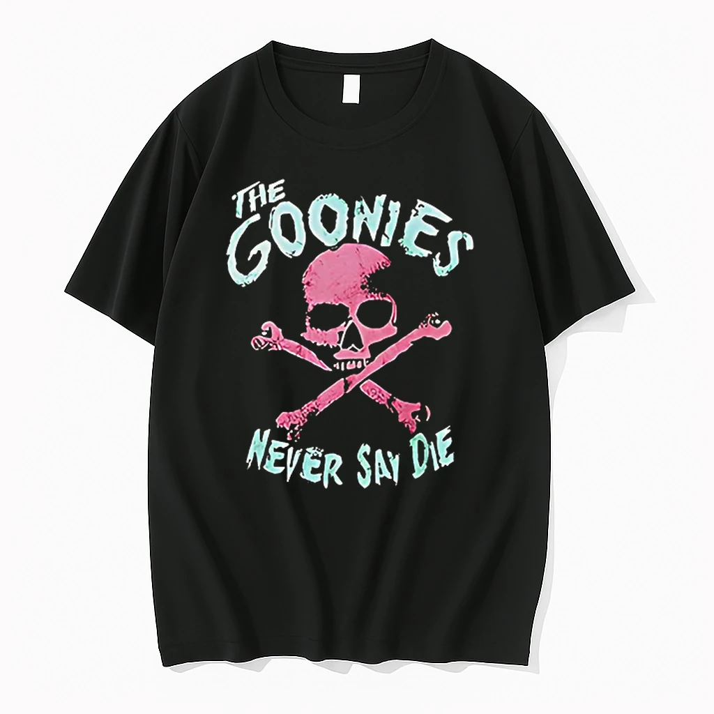 Officials The Goonies Skull Crossbones Never Say Die T Shirt Sweater Hoodie