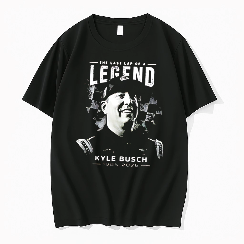 Officials The Last Lap Of A Kyle Busch Racing Legend Memorial Tee T Shirt Sweater Hoodie