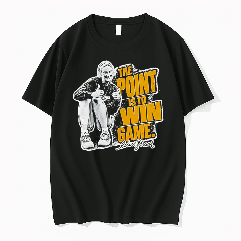 Officials The Point Is To Win Game Caitlin Clark Indiana Basketball Premium T Shirt Sweatshirt Hoodie