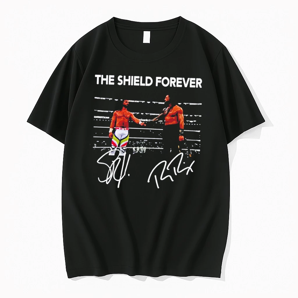 Officials The Shield Forever Roman Reigns And Seth Rollins Tee Premium T Shirt Sweatshirt Hoodie
