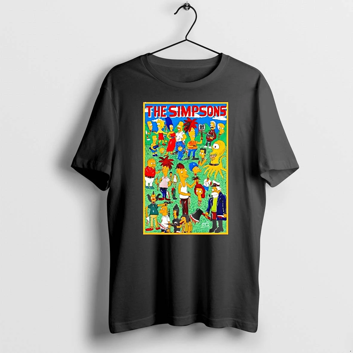 Officials The Simpsons Bootleg Horror Collage 90s Style Premium T Shirt Sweatshirt Hoodie