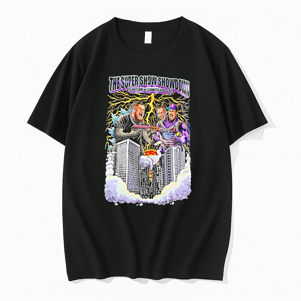 Officials The Super Show Showdown Fj Outlaw And Siamese Goat God T Shirt Sweater Hoodie